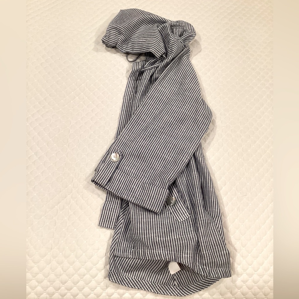 Sigrid Olsen Gray Striped Utility Jacket - Picture 11 of 11
